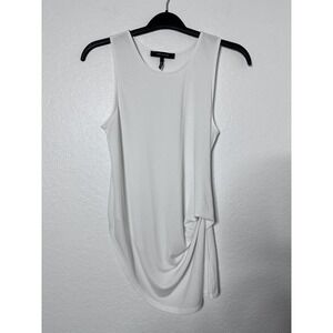 RoberRobet Rodriquez Asymmetric Women's Sleeveless Top Camisole White Size Small